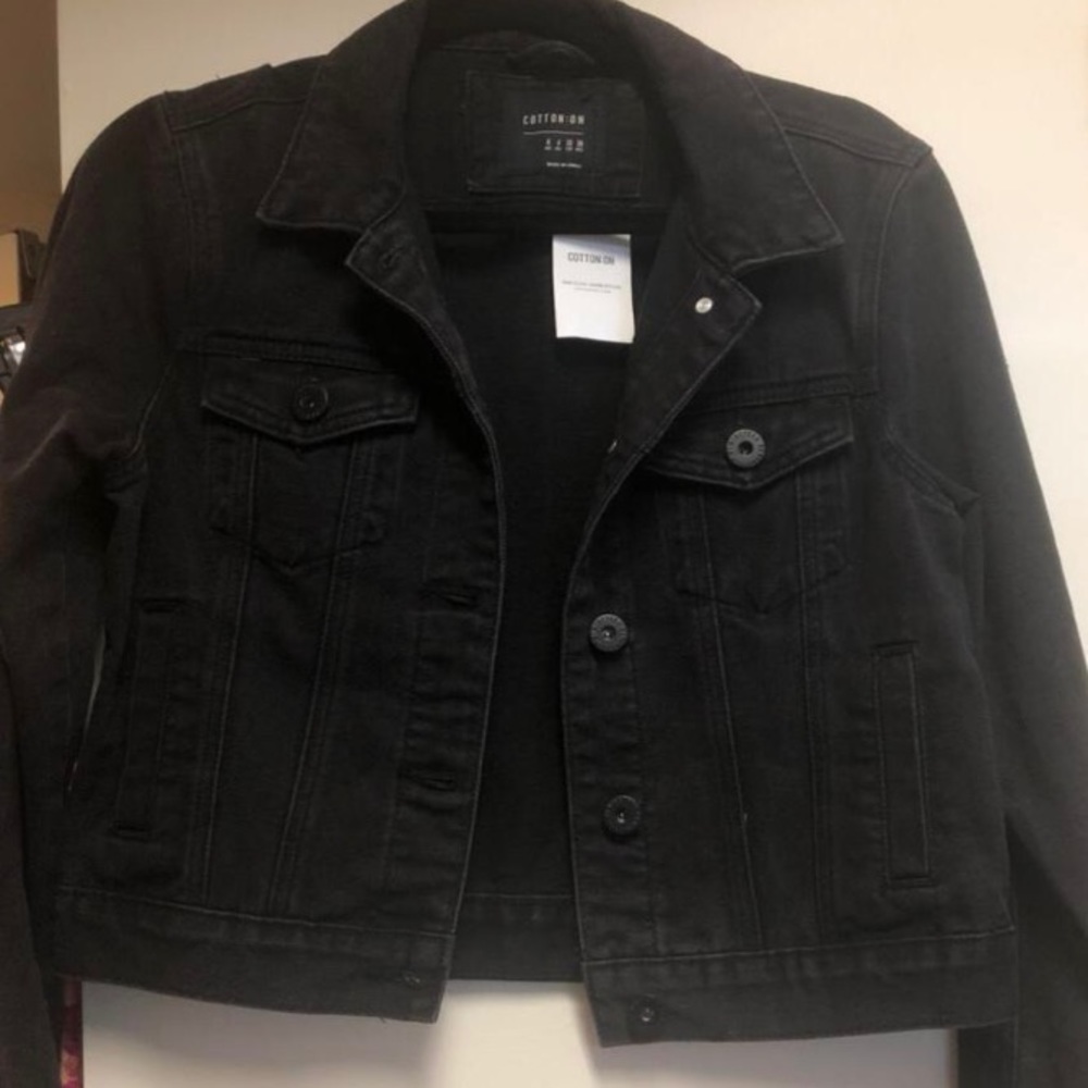 cotton on denim jacket NWT